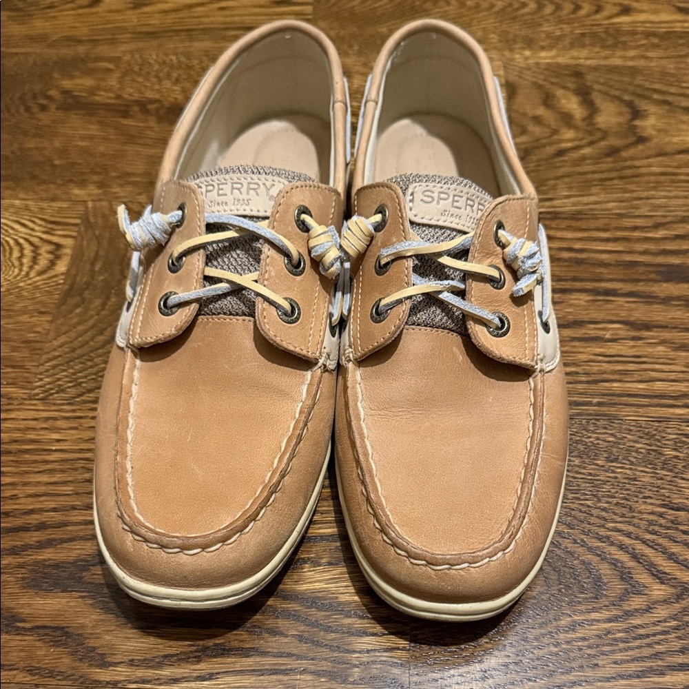 Sperry Light Brown Boat Shoes